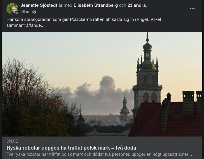 Ryska Robotar Sägs Ha Träffat Polskt Territorium