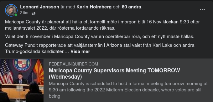 Valröran I Maricopa County