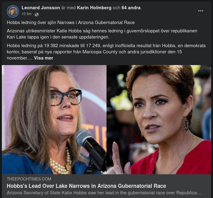 Rösträkning I Arizona