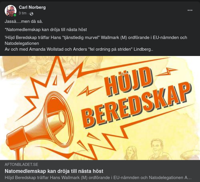 Dröjande Natomedlemskap