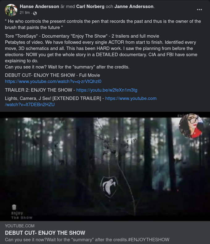 Dokumentär - "Enjoy The Show"