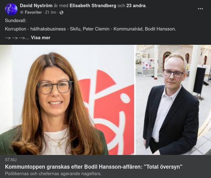 Kommuntoppsgranskning I Sundsvall