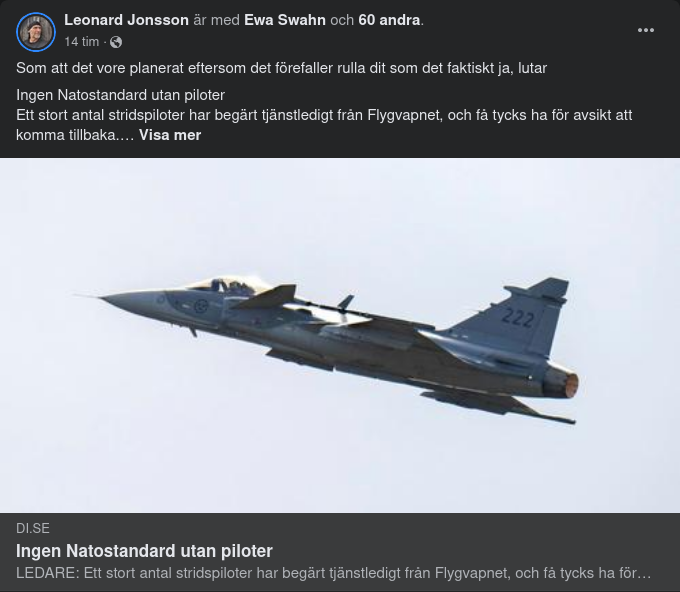 Inga Piloter - Ingen Natostadard