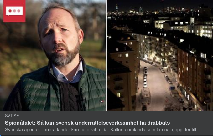 Spioner & Svensk Underrättelseverksamhet