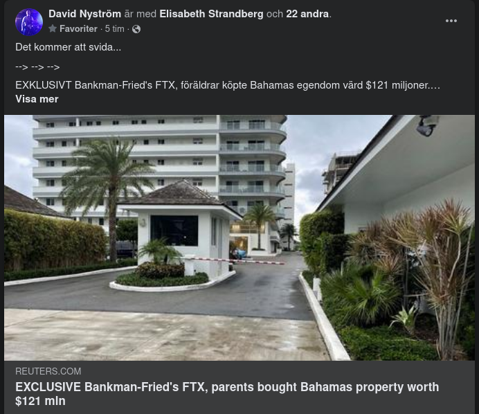 Egendomsköpande FTX-Föräldrar