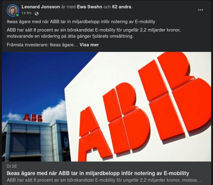 IKEA, ABB & E-Mobility