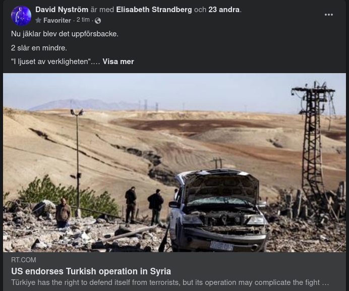 Amerikanskt Stöd För Turkiet I Syrien