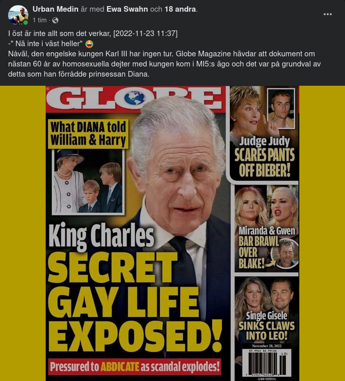 Kung Charles Hemliga Bögliv?..