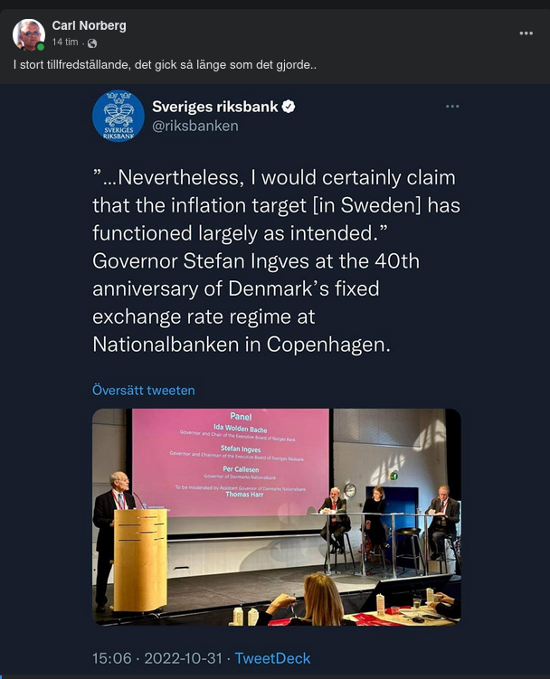 Fungerat Som Tänkt Enligt Ingves