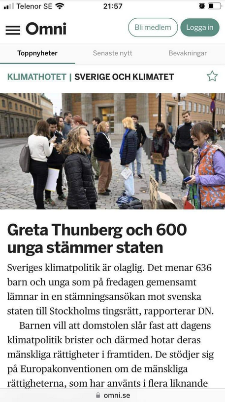 Greta & 600+ Stämmer Upp