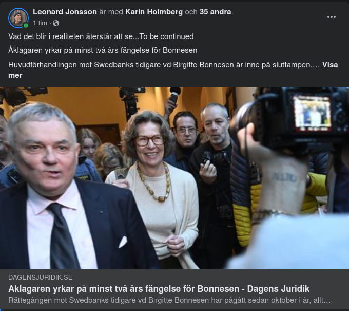 Åklagaren Kräver Fängelse För Bonnesen