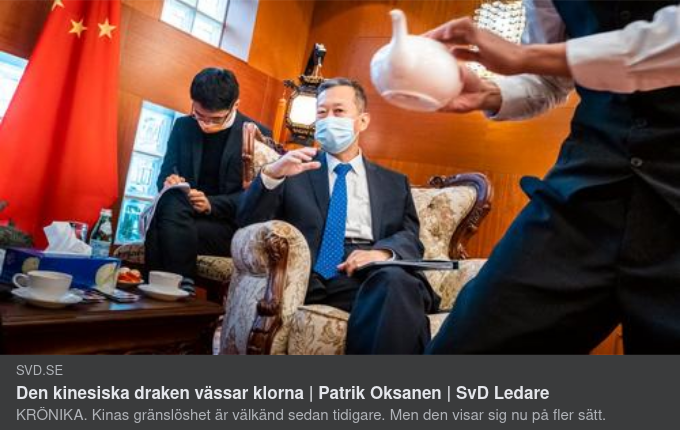 Oksanen, Den Kinesiska Draken & Ingen Djup Stat