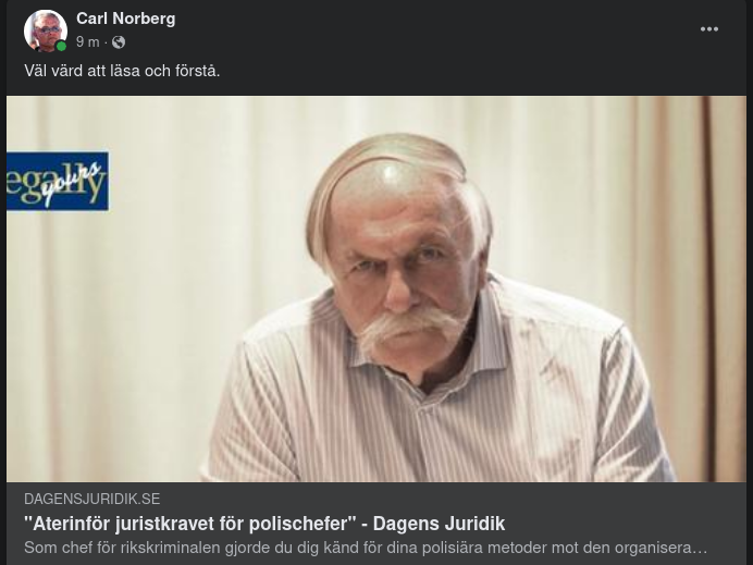 Läsvärt Om Juristkravsinförande