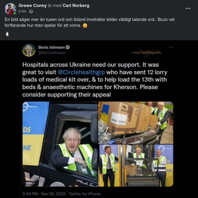 BoJo Hjälper Mölnycke Hjälpa Ukraina