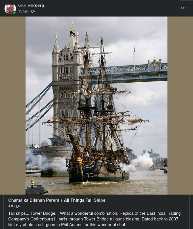 Tall Ship Tower Bridge