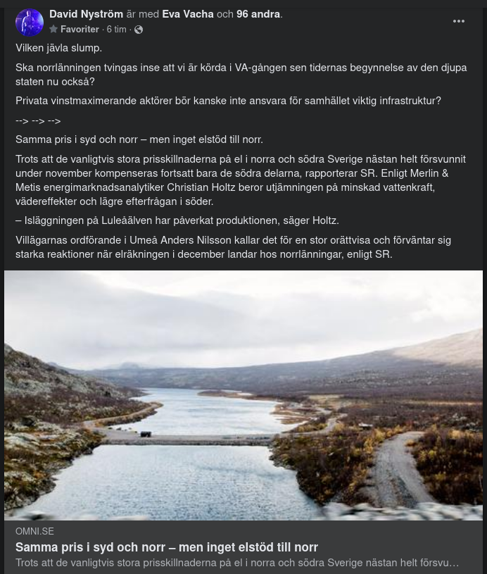 Elpris Med & Utan Stöd