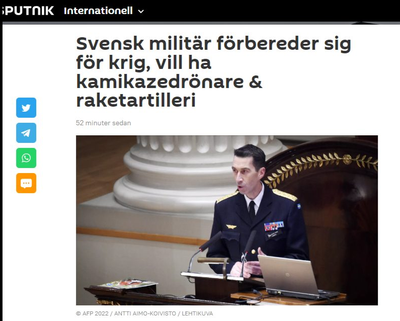 Sputnik & Svensk Militär Krigsförberedelse