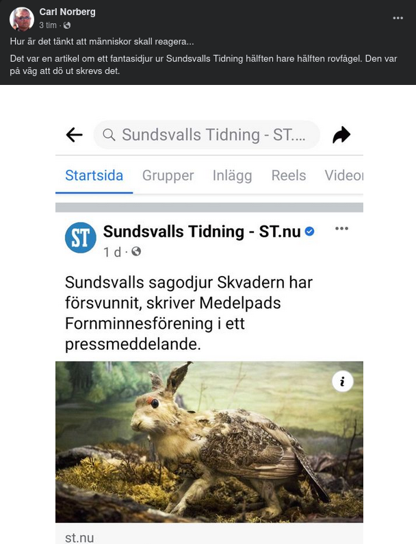 Utdöende Sagodjur I ST