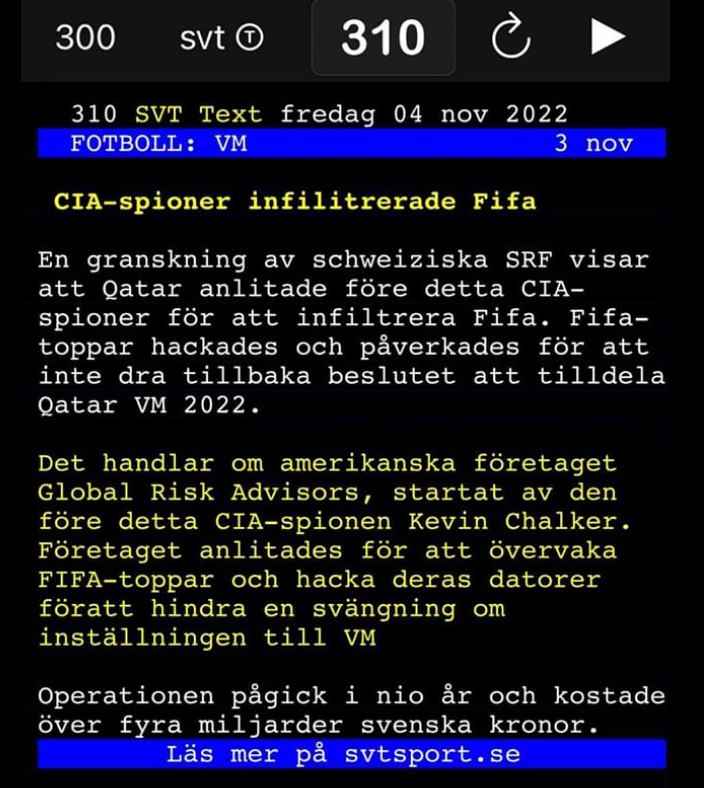 Fifa CIA-Infiltrerat