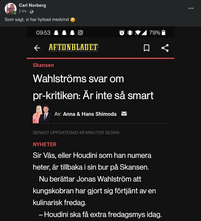 Extra Fredagsmys För Sir Väs