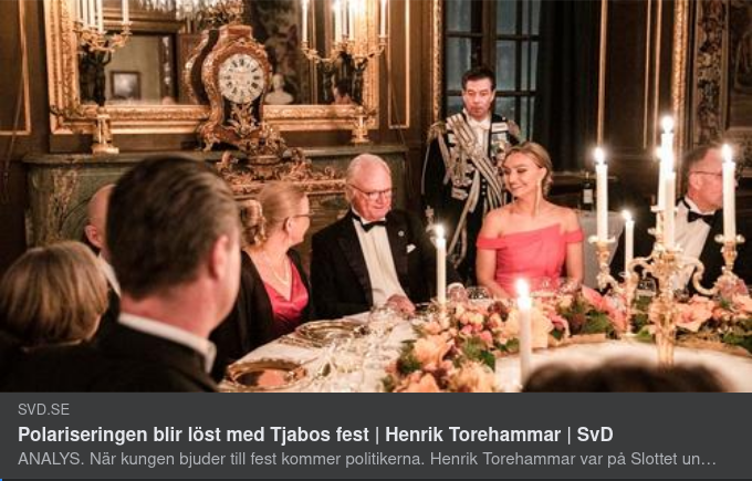 Riksdagssupé Med Divertissement