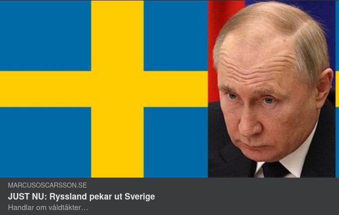 Ryssland Pekar Ut Sverige Hos Kajalis