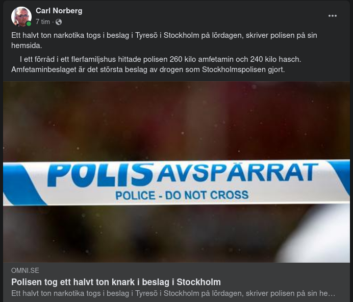 500 Kg Knark Taget I Tyresö