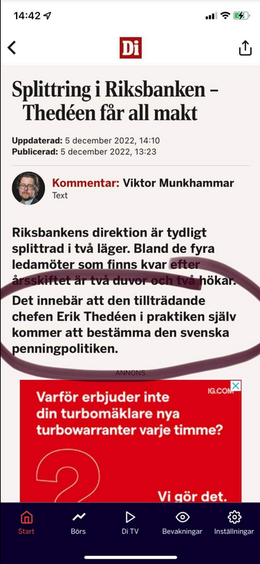 All Makt Åt Thedéen