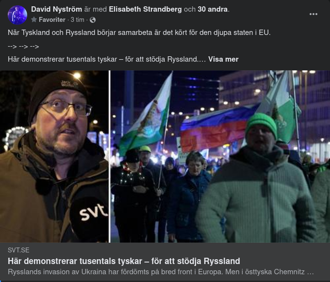 Ryssvänliga Demonstrationer I Tyskland