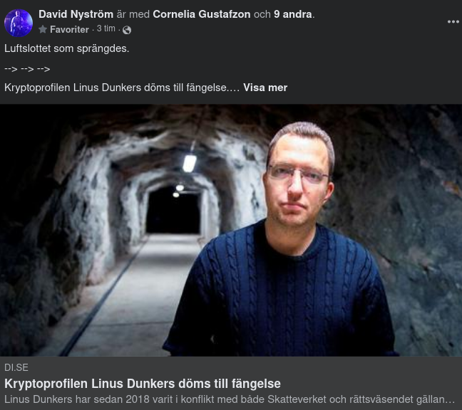 Fängelse För Kryptoprofil