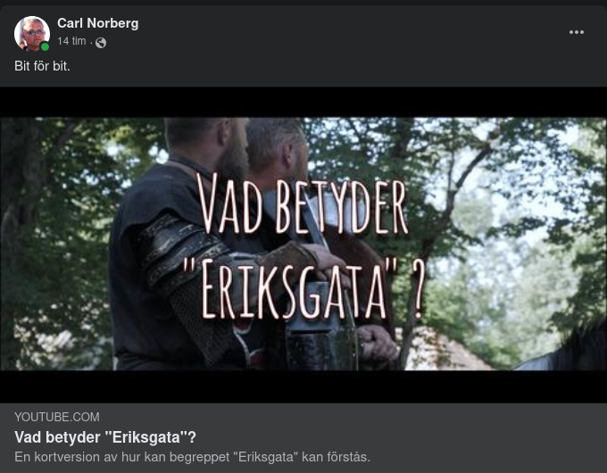 Betydelse Av Eriksgata