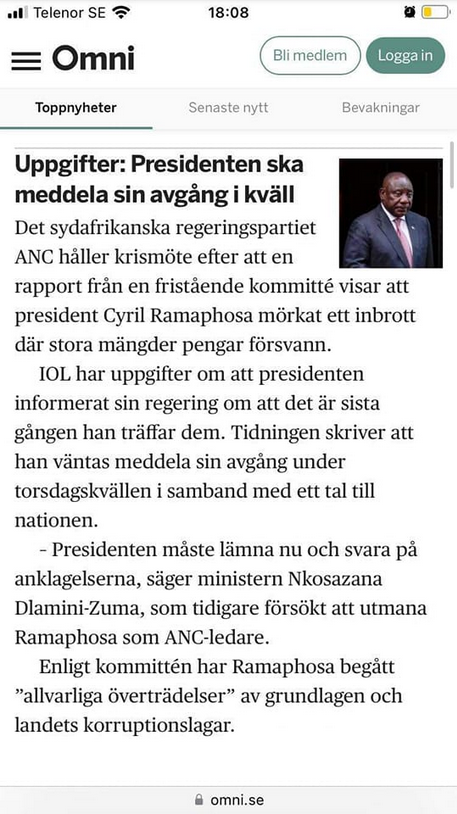 Korrupt I Sydafrika