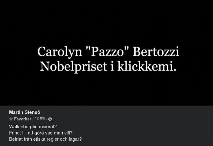 Nobelpris För Klickkemi