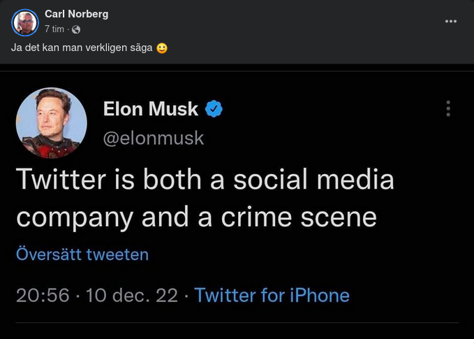 Dubbla Twitterperspektiv