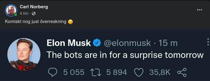 Musk Twittrar