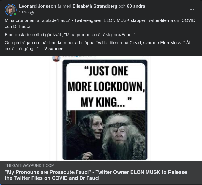 Twitter På Gång Om Covidiotin