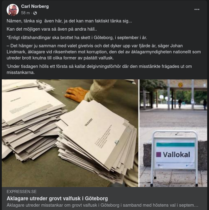 Göteborgskt Valfusk Utreds