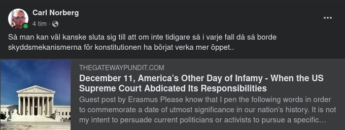 11 December 2020 - Dagen USA:s HD Inte Tog Sitt Ansvar