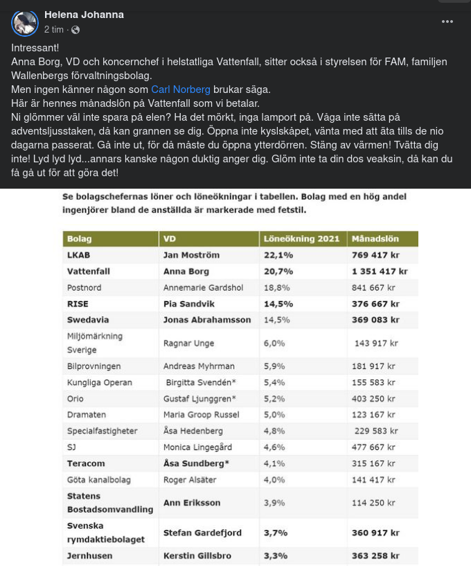 Anna Borg Hos Vattenfall & FAM