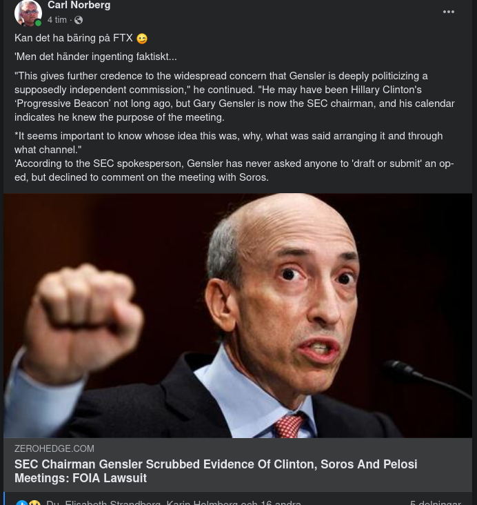 Mötestvättande Gensler På SEC