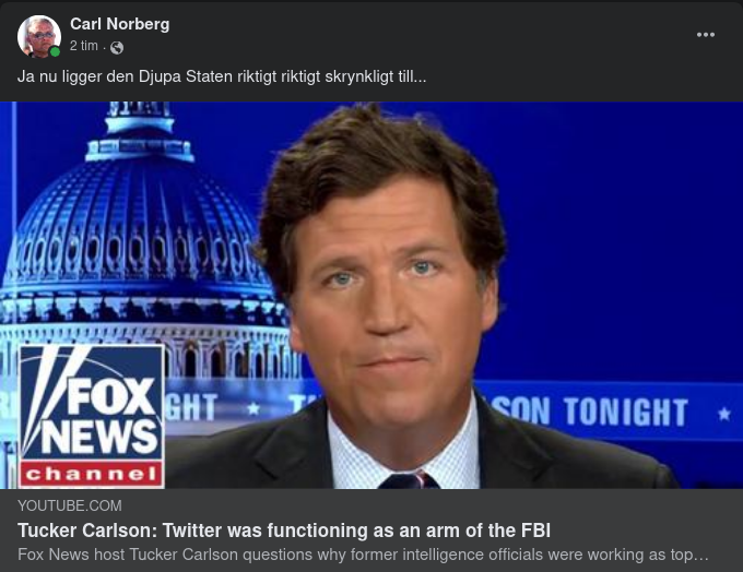 Tucker Om FBI & Twitter