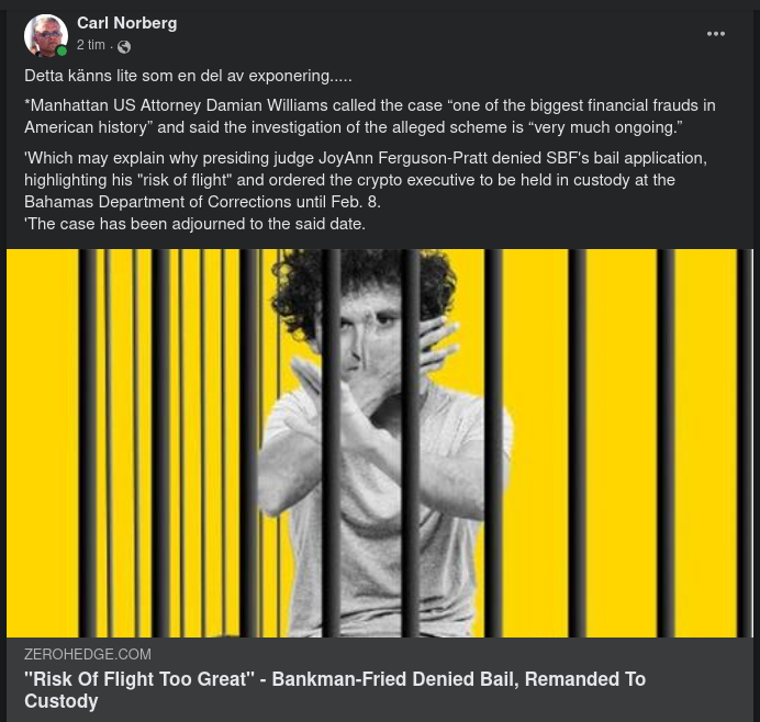 Ingen Borgen För SBF