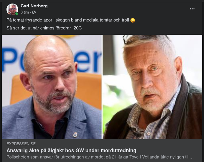 GW & Älgjaktsjagande Polischef