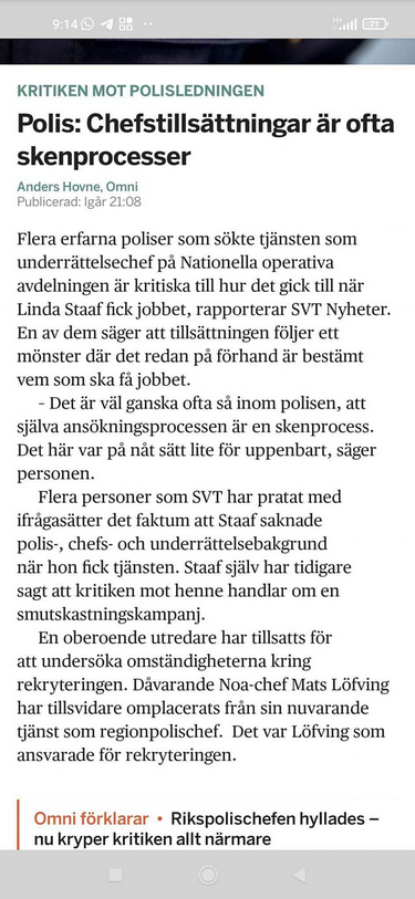 Polisiära Skenprocesstillsättningar