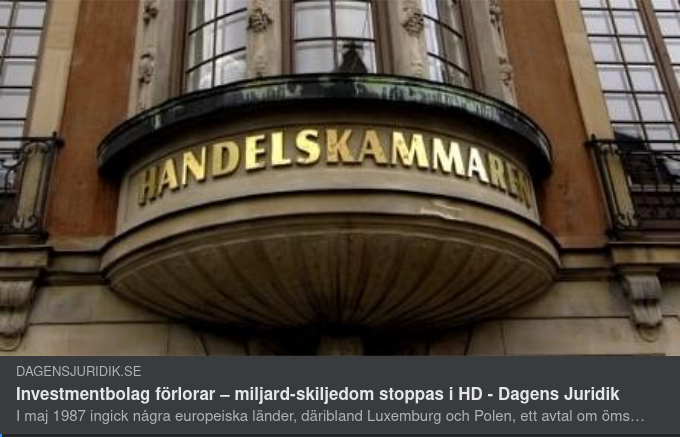 HD Förklarar Skiljedomar Ogiltiga