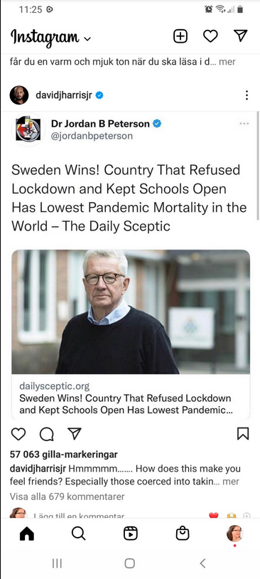 Pandemivinnande Sverige