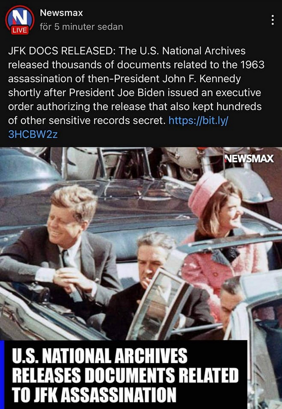 Släppta JFK-Dokument