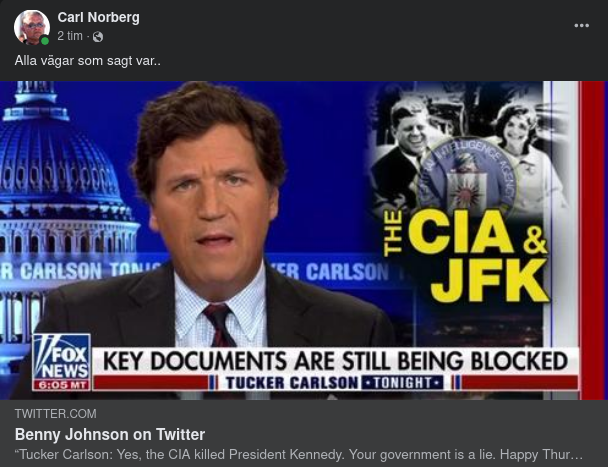Tucker Om CIA & JFK