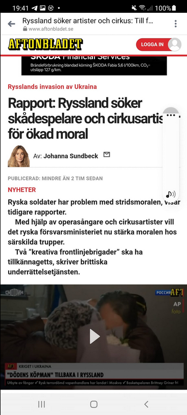 Moralsökande Ryssland I Aftonslasket