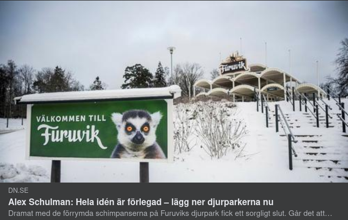 Djurparksnedläggning Äskas I DN